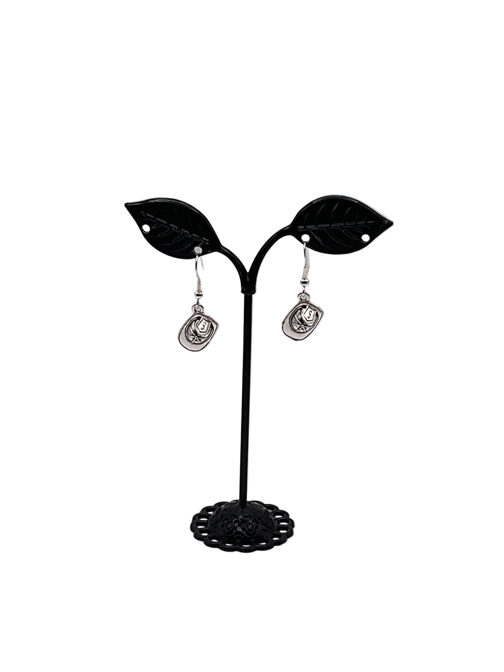 Fireman helmet earrings