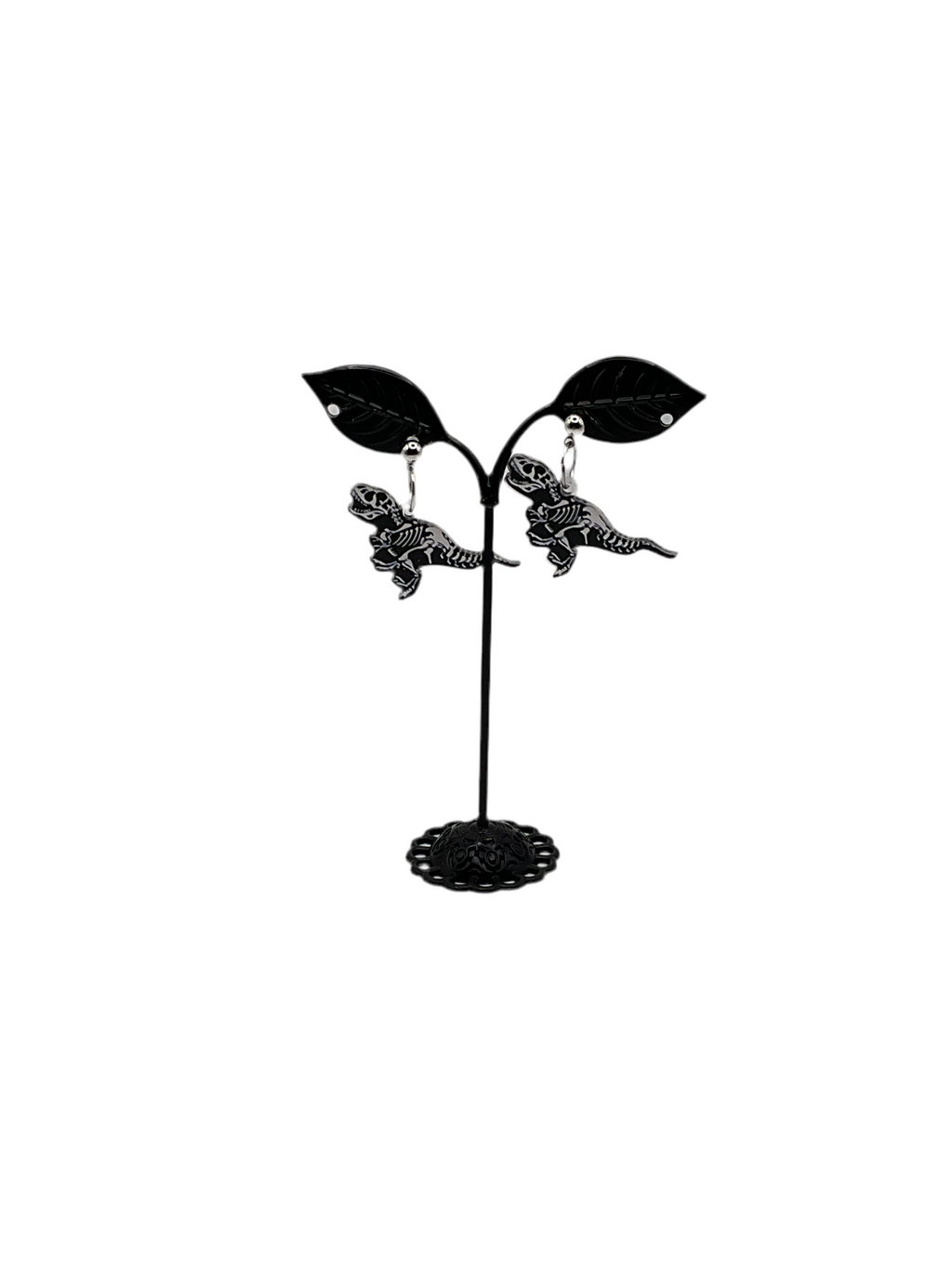 Skeletal T-Rex Earrings