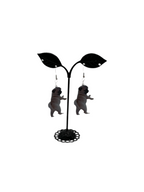 Pug meme earrings