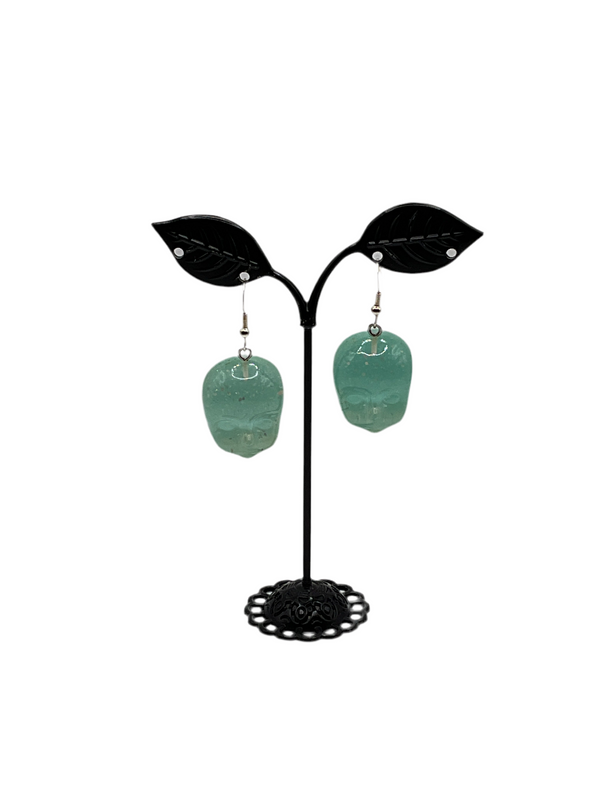 Baby doll head earrings