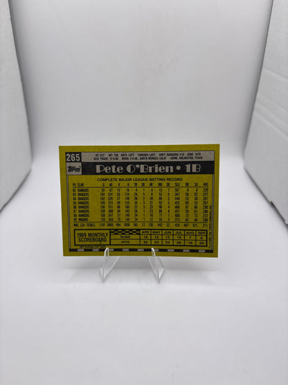 Topps Pete O’Brien