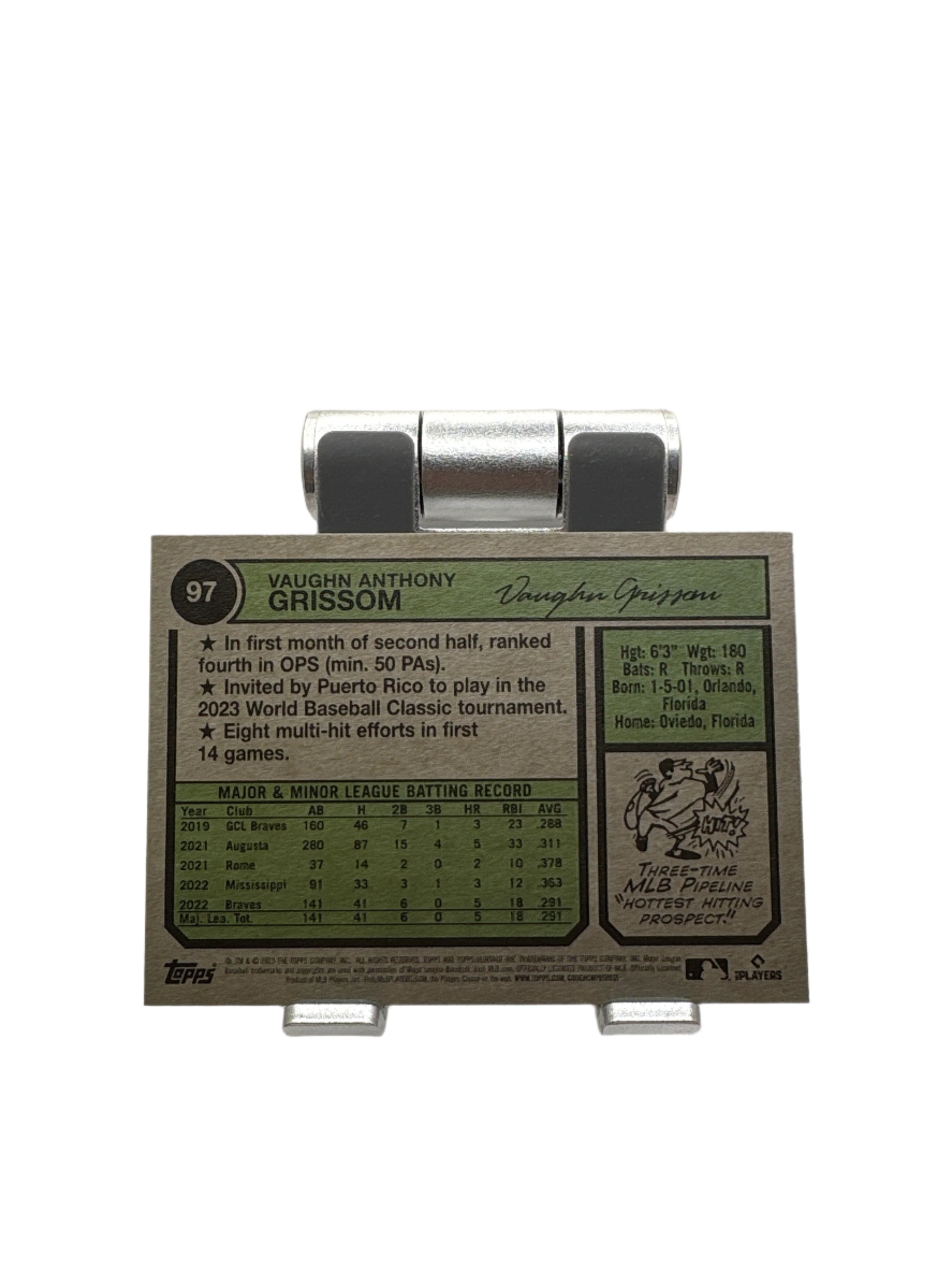 Topps Heritage Vaughn Grissom