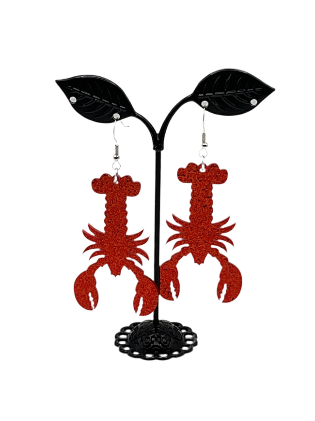 Crawfish Earrings Hover Image