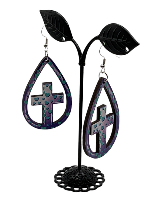 Easter Cross Earrings