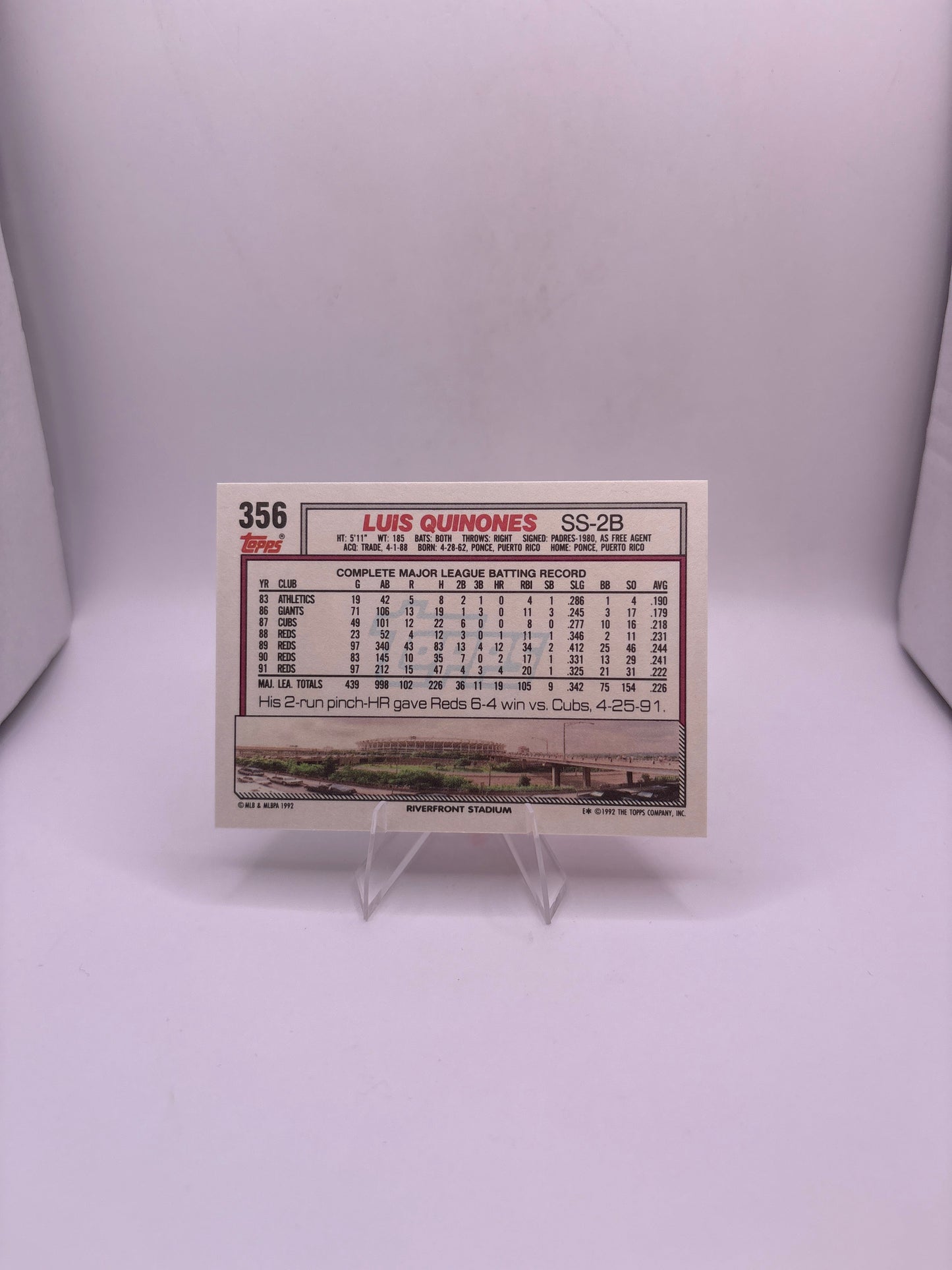 Topps Luis Quinones
