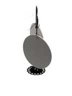 African Woman Round Earrings