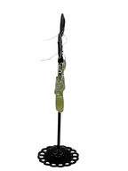 Green and Yellow Seahorse earrings