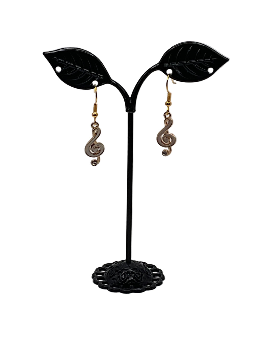 Musical instruments and note earrings