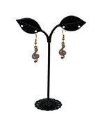 Musical instruments and note earrings
