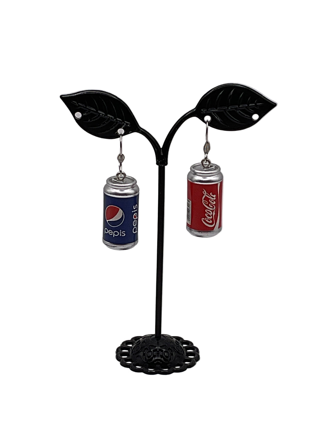 Soda can earrings
