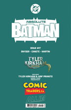 [FOIL] Absolute Batman #17 Tyler Kirkham Exclusive Virgin Var (02/11/2026)(02/18/2026)