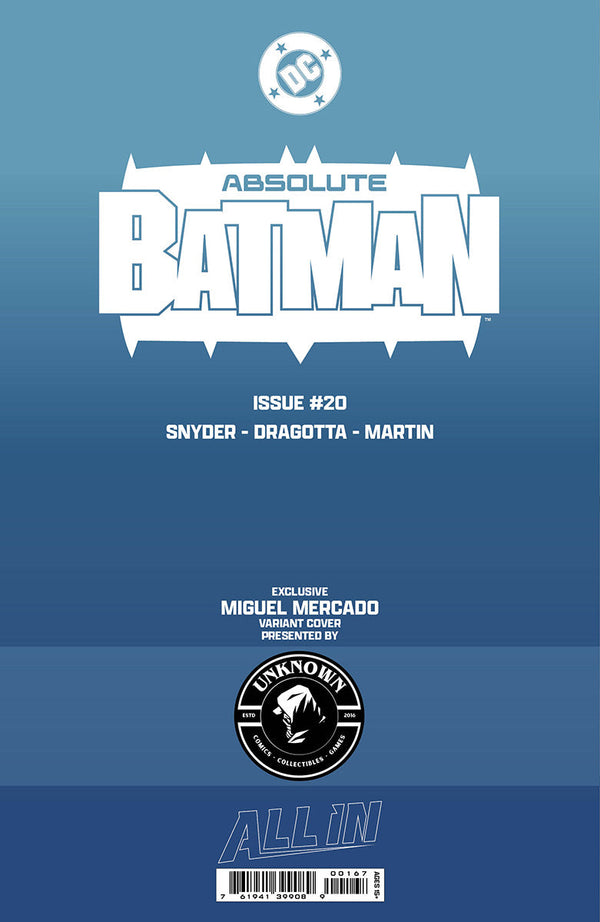 [FOIL] ABSOLUTE BATMAN #20 MIGUEL MERCADO EXCLUSIVE VIRGIN VAR (05/13/2026)