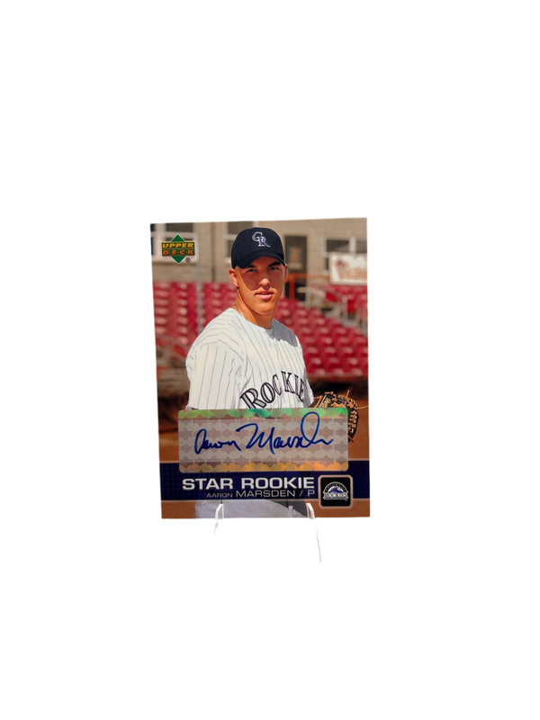 Upper Deck Aaron Marsden