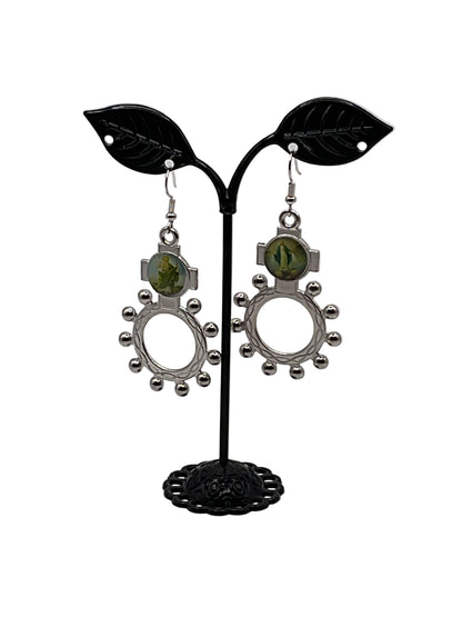 Finger Rosary Ring Earrings