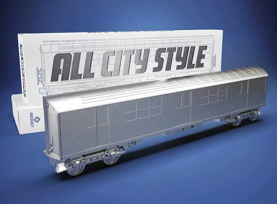All City Style Silver Train - Single 20" half car model Main image