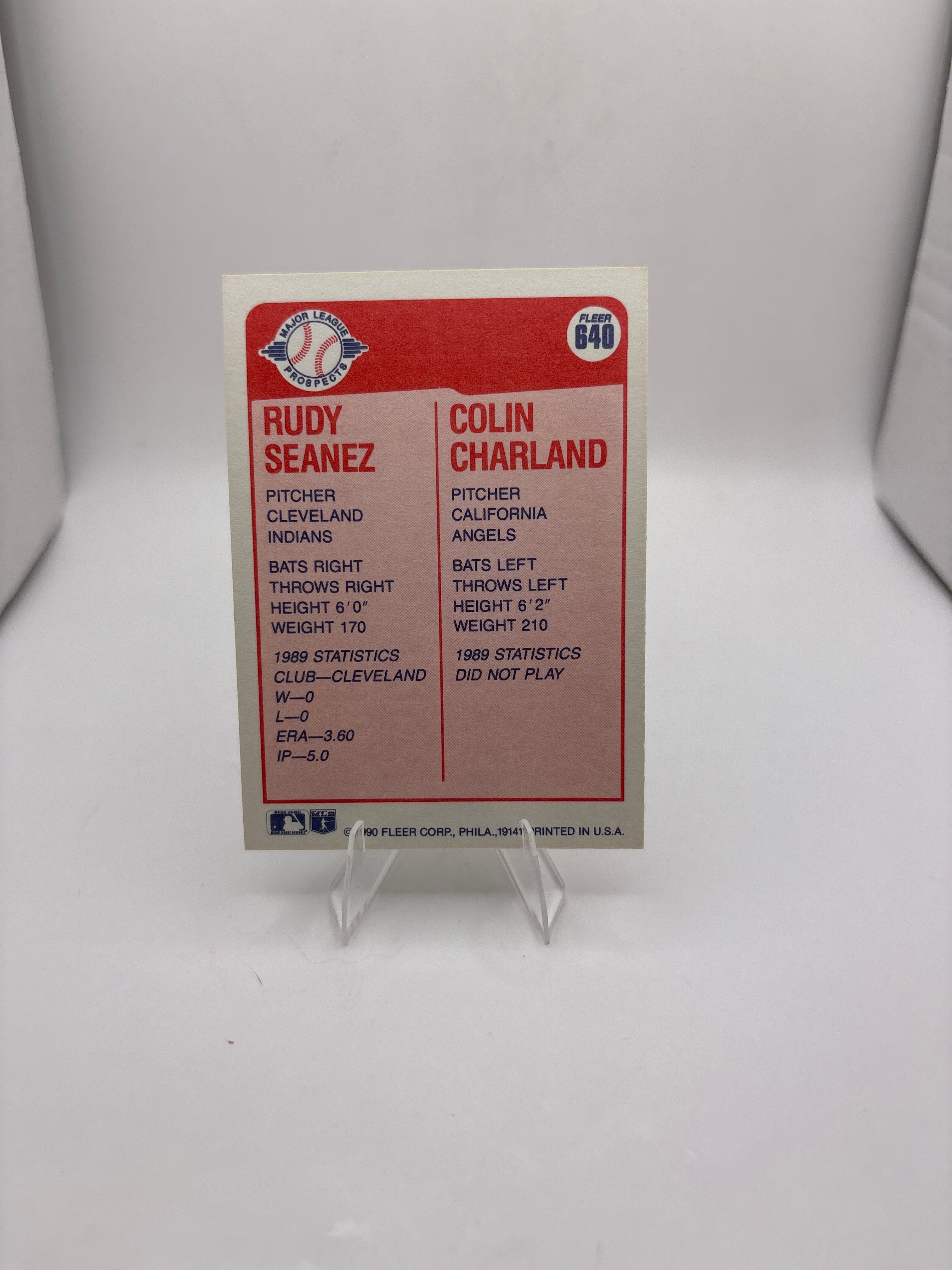 Fleer Rudy Seanez Colin Charland