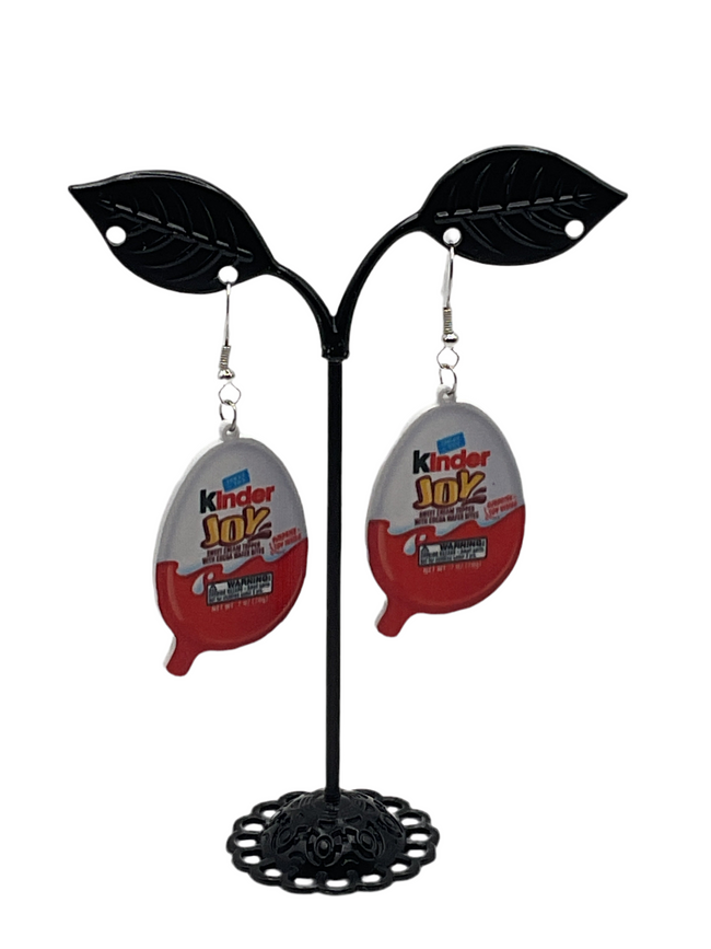 Kinder Joy Candy earrings Hover Image