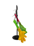 Hand clapper earrings