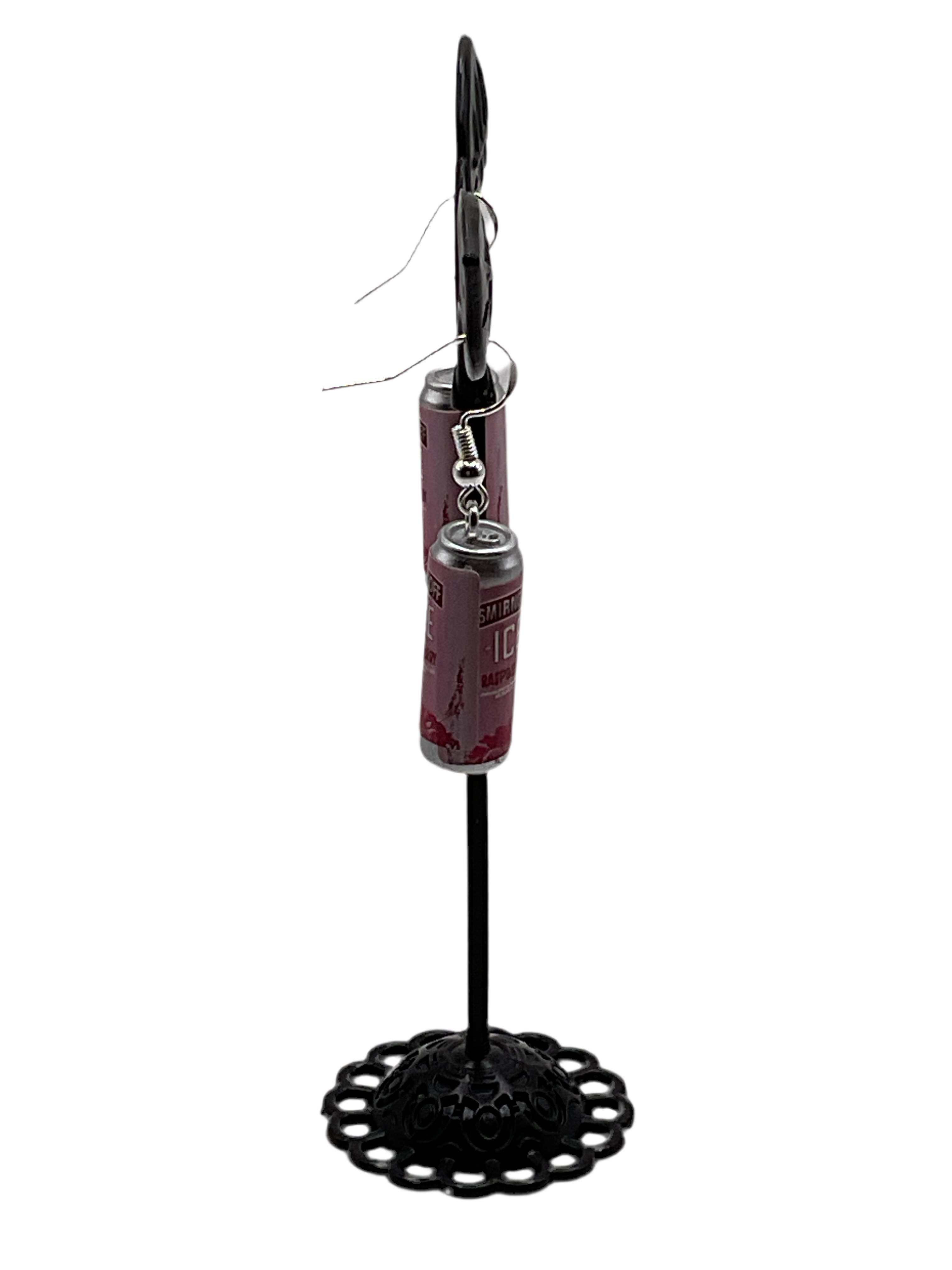 Smirnoff raspberry ice earrings