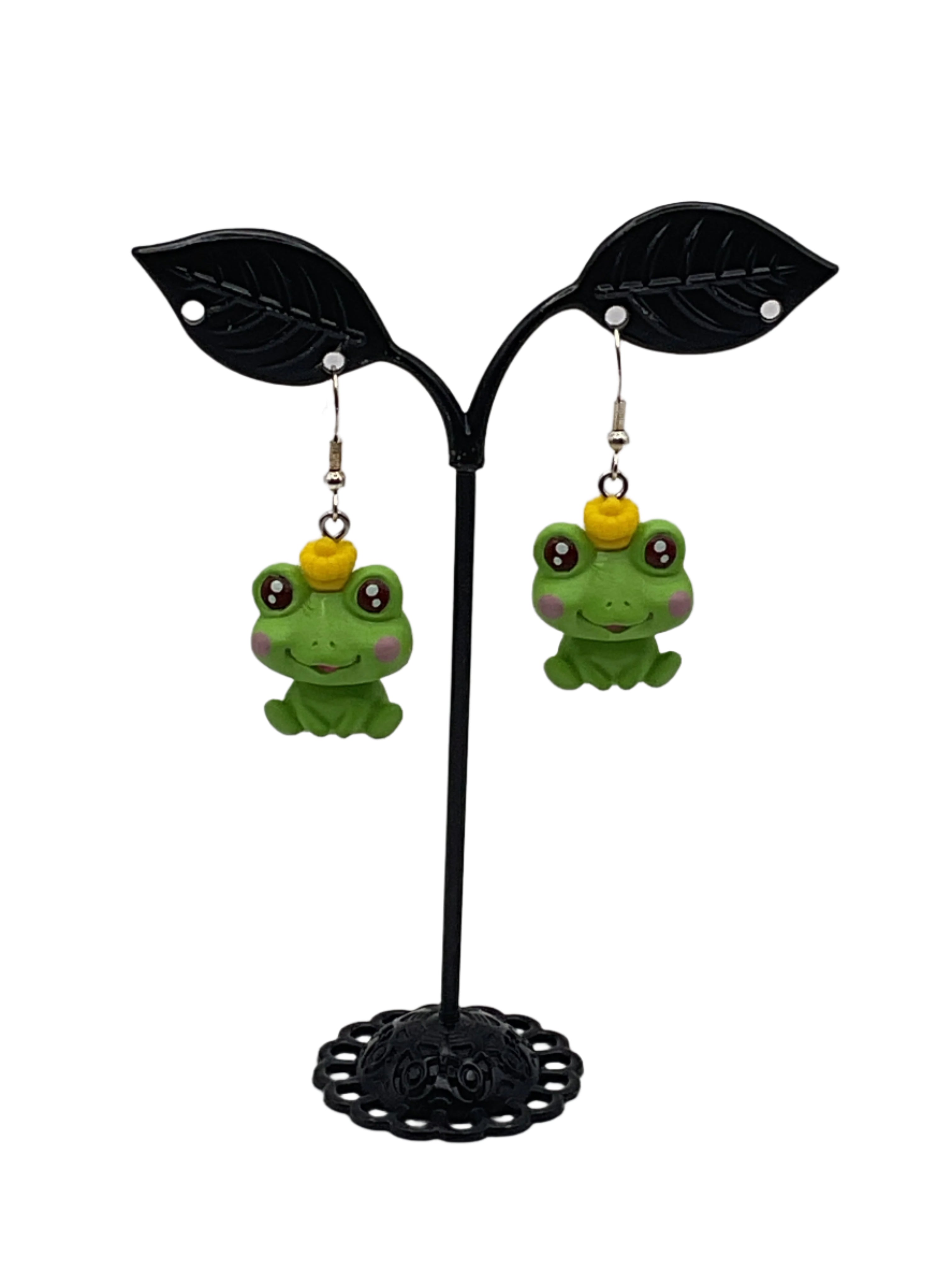 Frog earrings