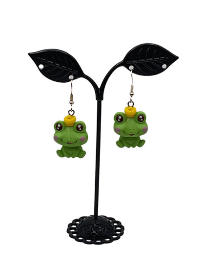 Frog earrings
