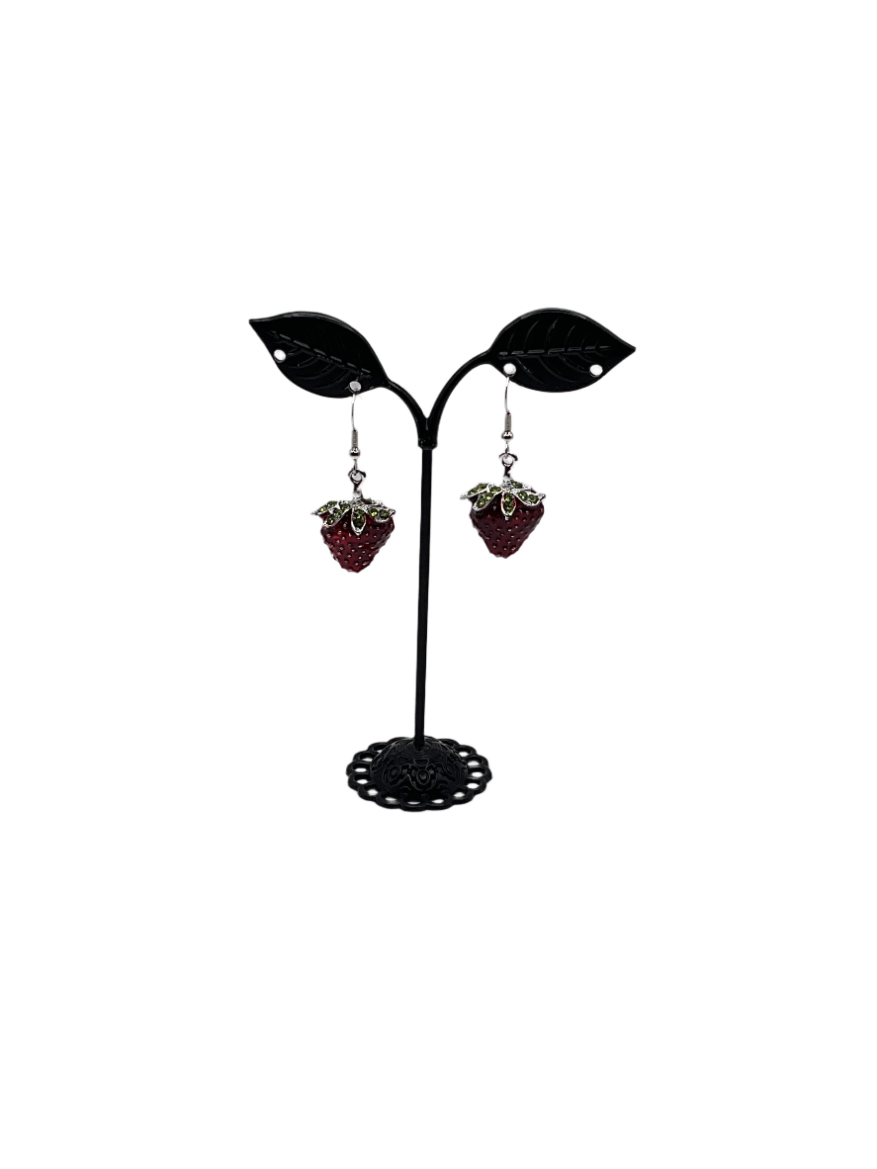 Strawberry earrings