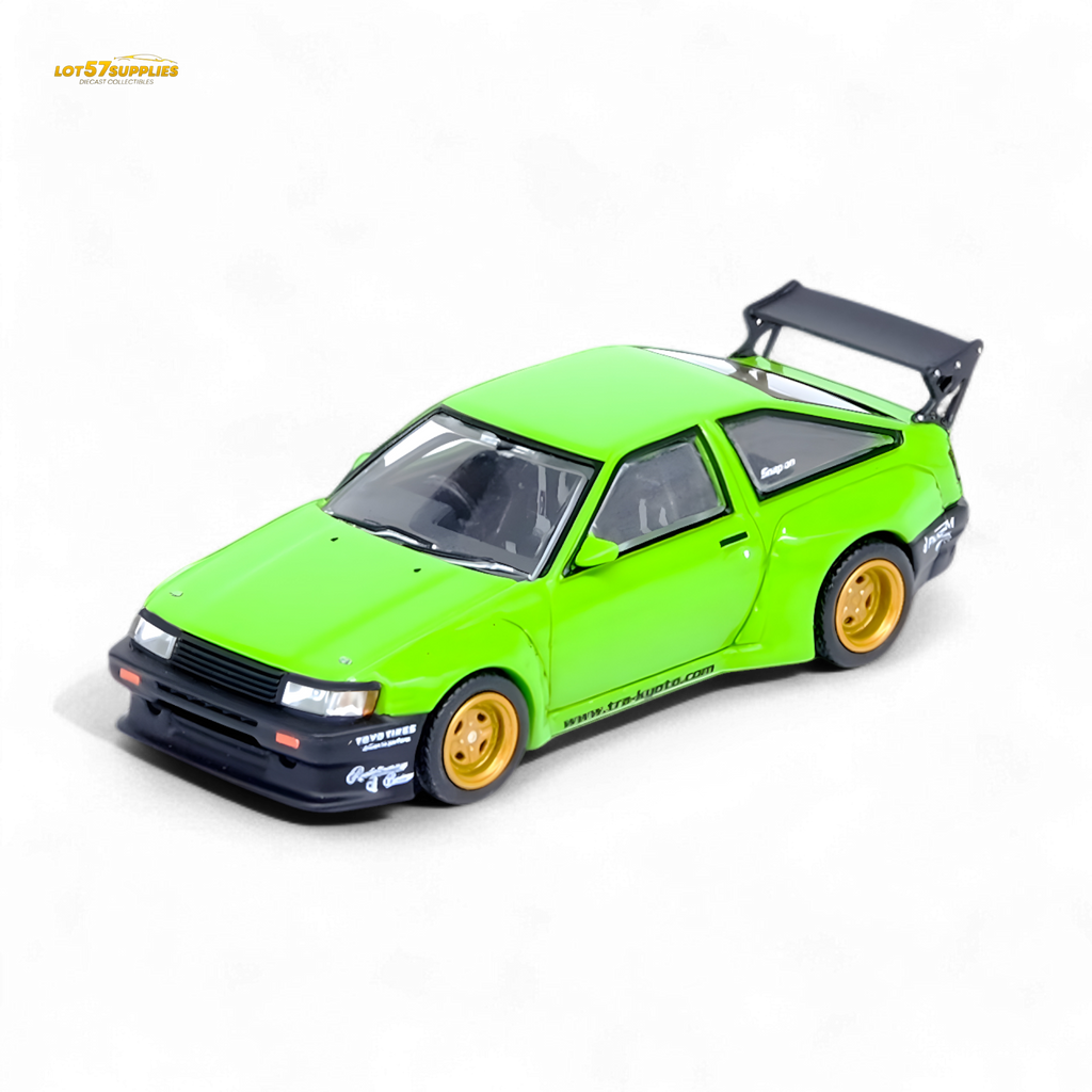 Inno64 TOYOTA AE86 Levin "PANDEM ROCKET BUNNY" Green 1:64