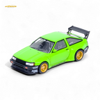 Inno64 TOYOTA AE86 Levin "PANDEM ROCKET BUNNY" Green 1:64