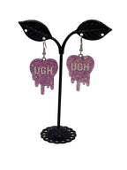 Melting Convo Heart Earrings