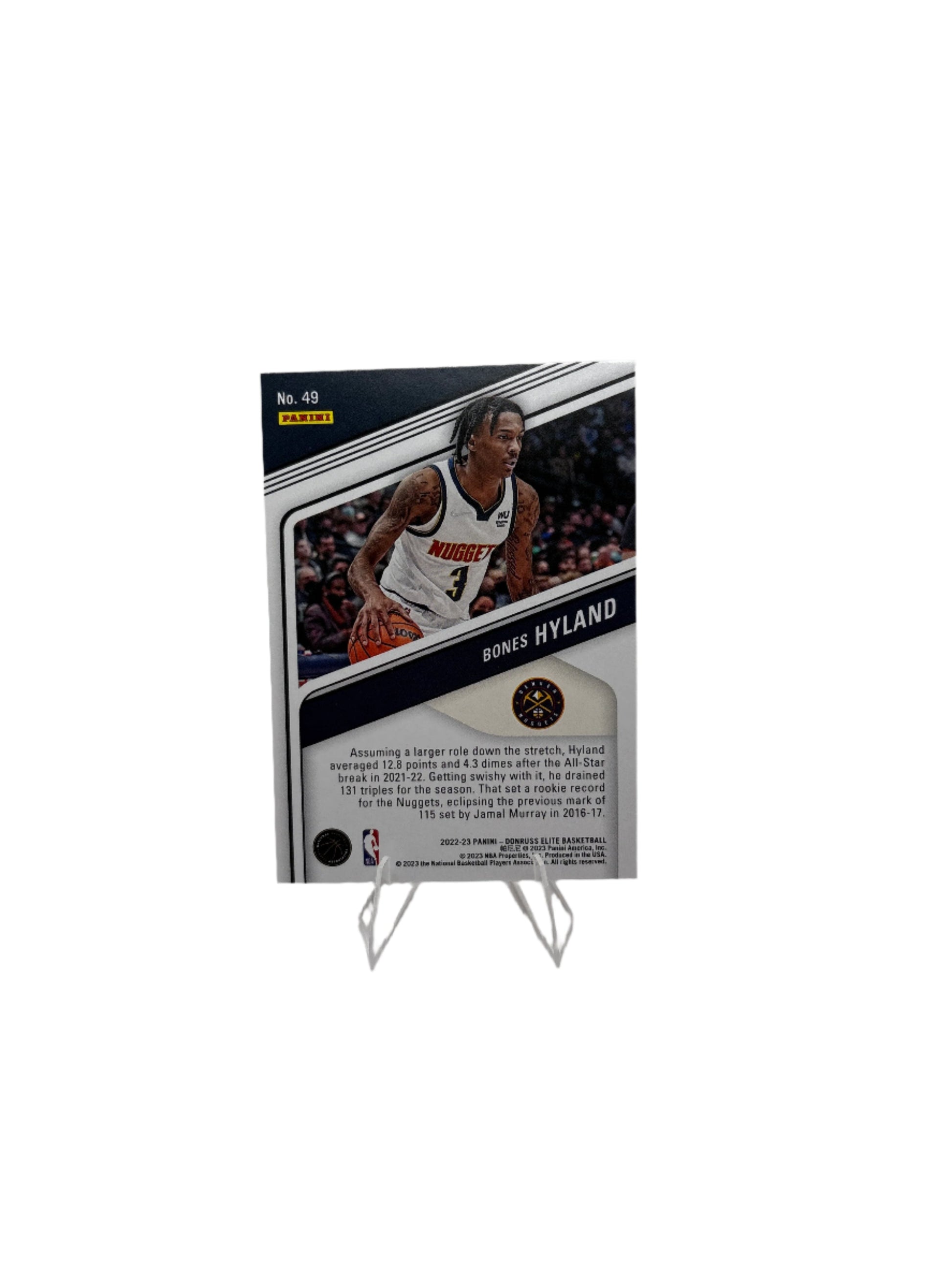 Donruss Elite Bones Hyland