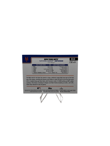 Topps New York Mets Team Card