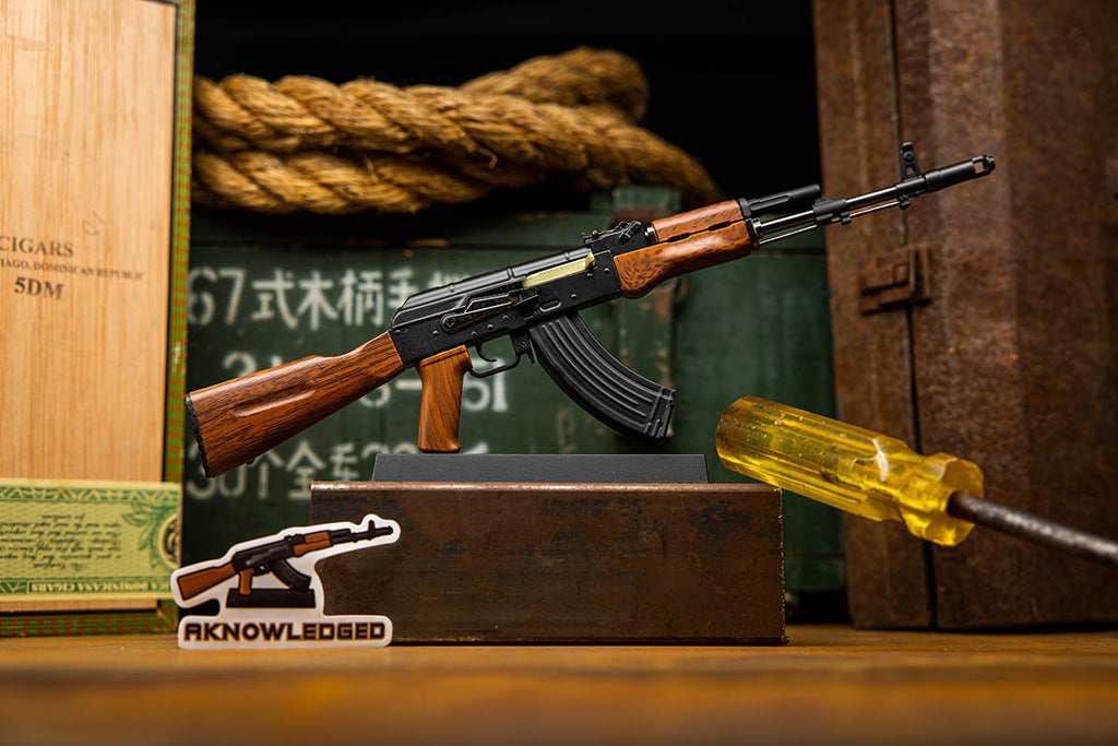 1/3 Scale Die Cast AK47 Model Rifle, Black