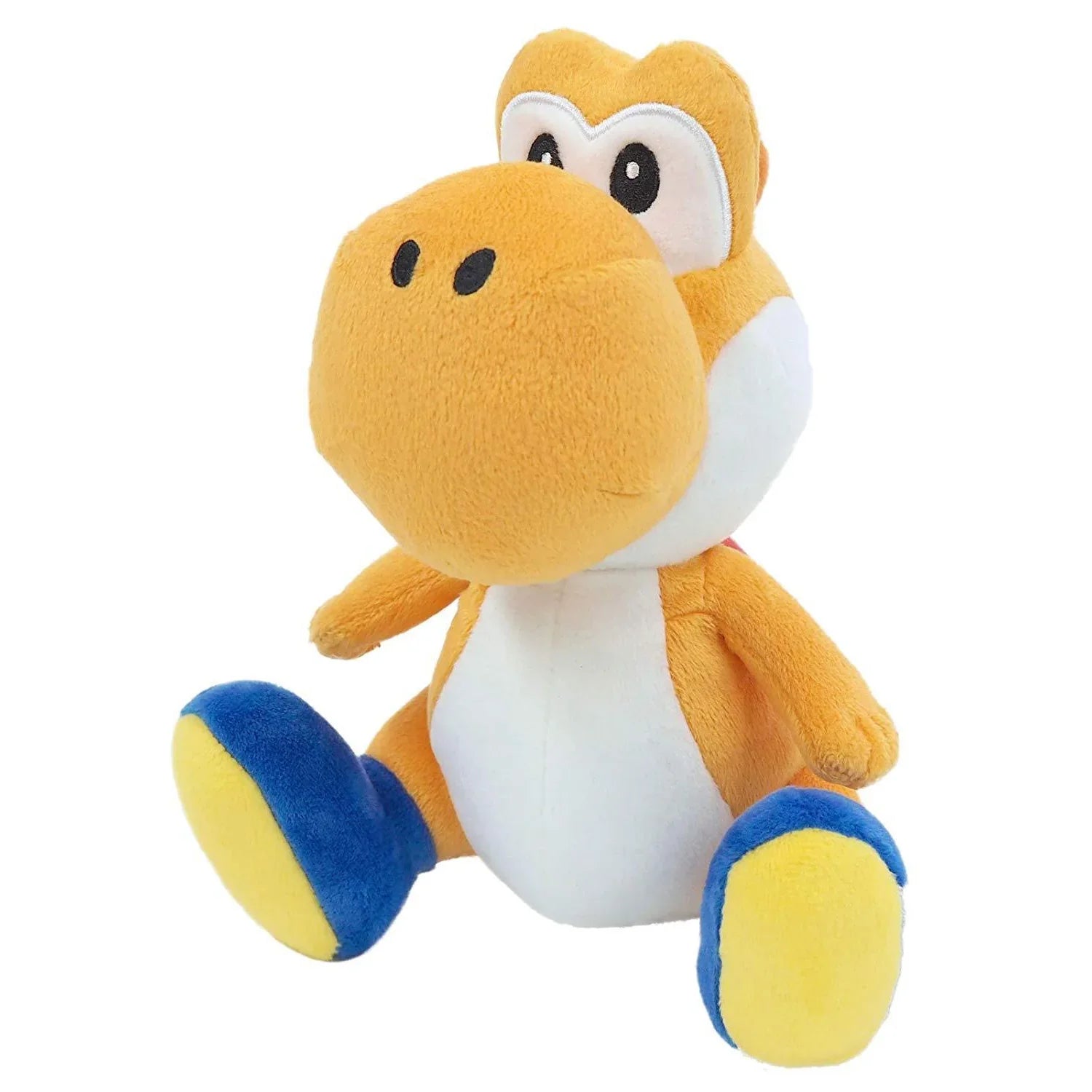 Super Mario All Star Yoshi - Orange Yoshi Plush, 7" Main image