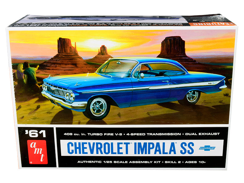 AMT - Skill 2 Model Kit 1961 Chevrolet Impala SS 1/25 Scale Model