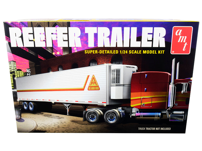 AMT - Skill 3 Model Kit Reefer Trailer 1/24 Scale Model