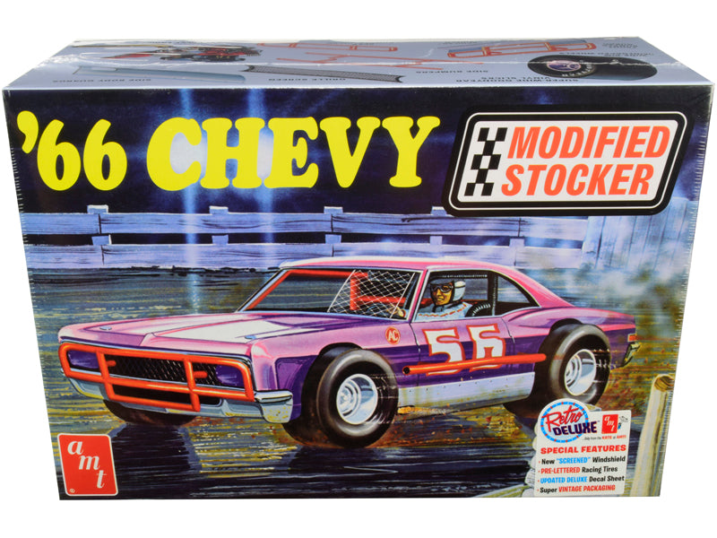 AMT - Skill 2 Model Kit 1966 Chevrolet Impala Modified Stocker 1/25 Scale Model