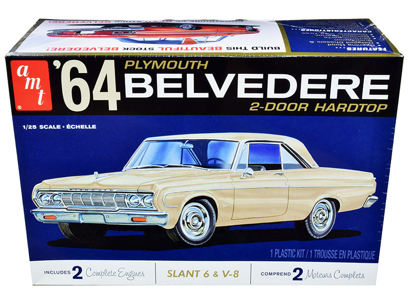 AMT - Skill 2 Model Kit 1964 Plymouth Belvedere Coupe Hardtop 1/25 Scale Model