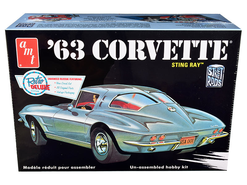 AMT - Skill 2 Model Kit 1963 Chevrolet Corvette Stingray 1/25 Scale Model