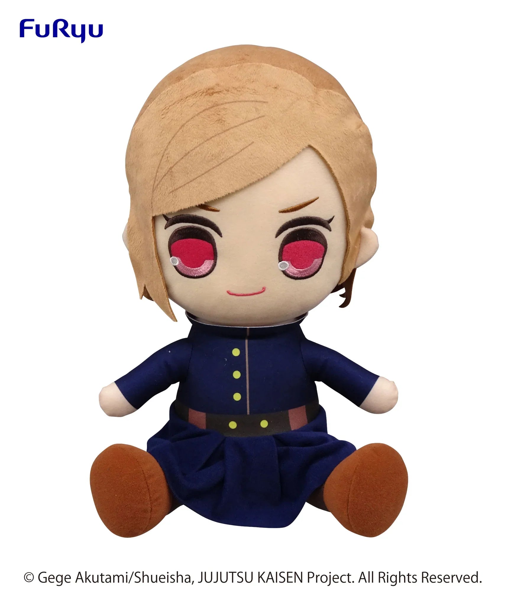 Jujutsu Kaisen Kyurumaru Super Big Plush Toy - Nobara Kugisaki Main image