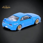 Inno64 Nissan Skyline GT-R R33 "Pandem / Rocket Bunny" Widebody in Blue 1:64 IN64-R33P-BLU - Collectors World Toys