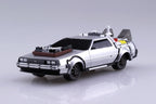 1/43 BACK TO THE FUTURE 1/43 Pullback DELOREAN from PART 3 & Rail road Model Kit - Collectors World Toys