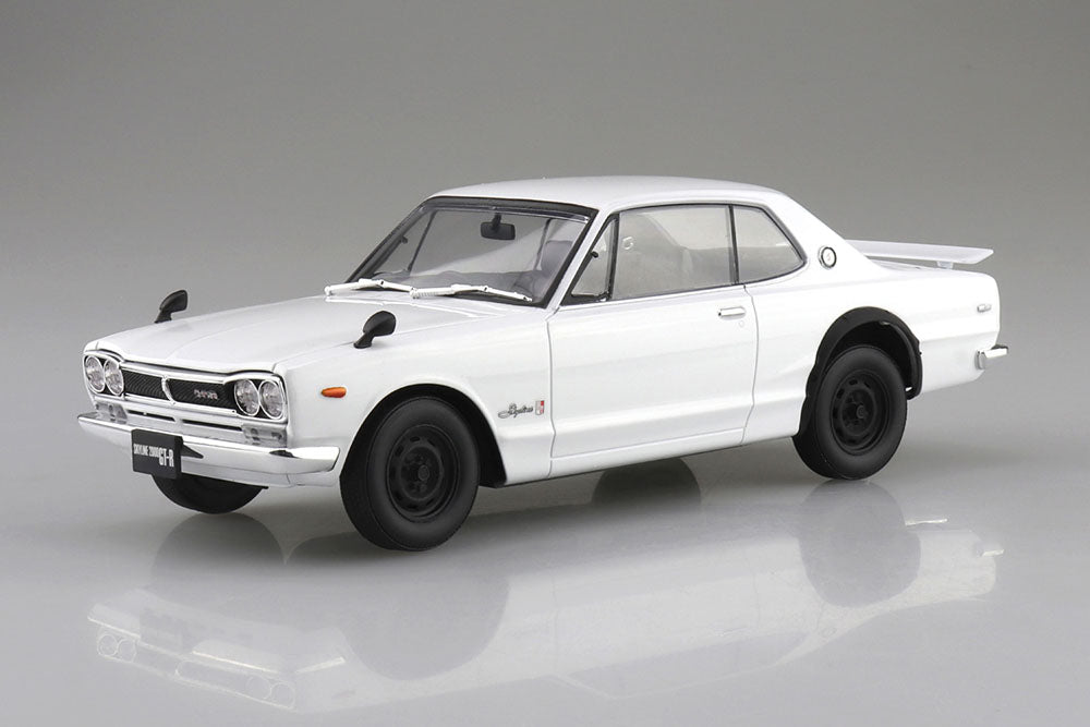 KPGC10 SKYLINE HT 2000GT-R 1971 White Model Kit Main image