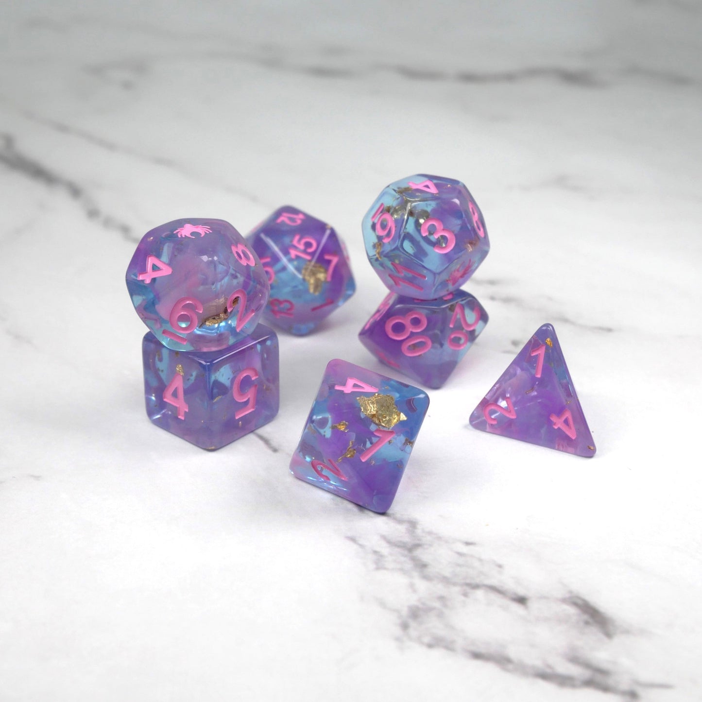 Adventurer's Pride - 7 Piece DnD Dice Set | Limited Edition RPG Gaming Dice