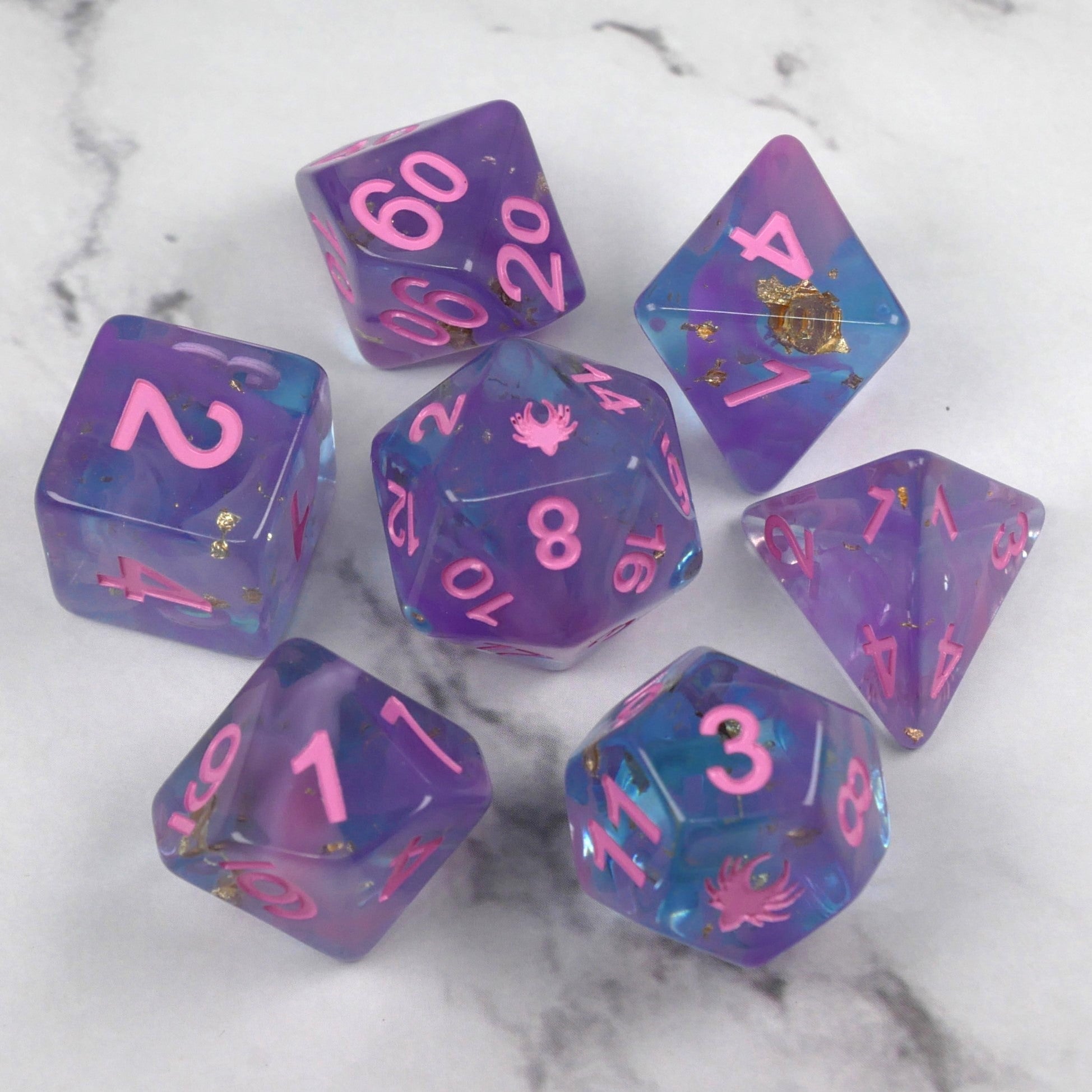 Adventurer's Pride - 7 Piece DnD Dice Set | Limited Edition RPG Gaming Dice - Collectors World Toys
