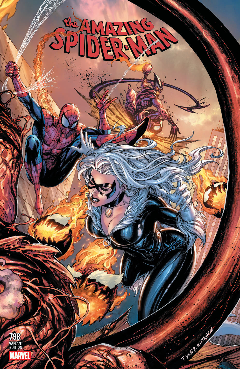 [4 PACK] AMAZING SPIDER-MAN #797, #798, #799, #800 UNKNOWN COMICS CONNECTING COVERS KIRKHAM 2018 - Collectors World Toys