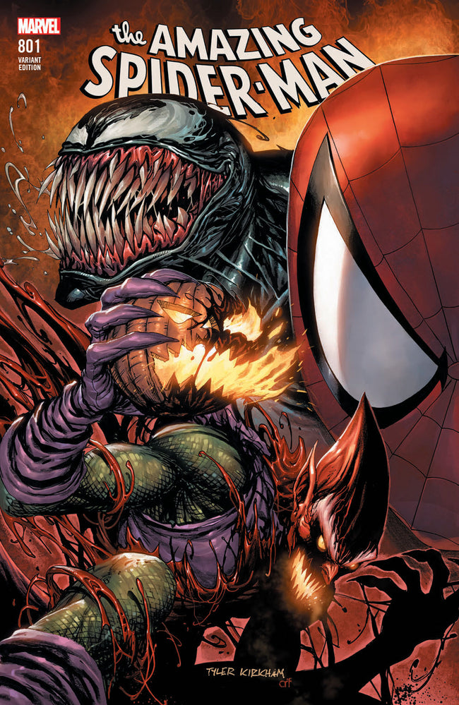 Amazing Spider-Man #801 Unknown Comic Books Kirkham Var Cvr A 6/20/2018 - Collectors World Toys Hover Image