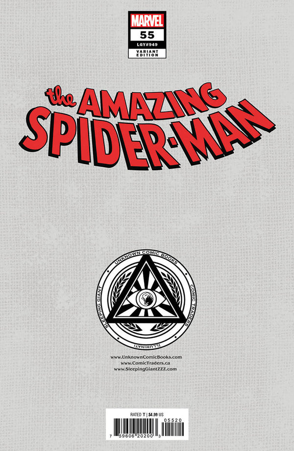 Amazing Spider-Man #55 Unknown Comics Ejikure Exclusive Var (08/14/2024) - Collectors World Toys
