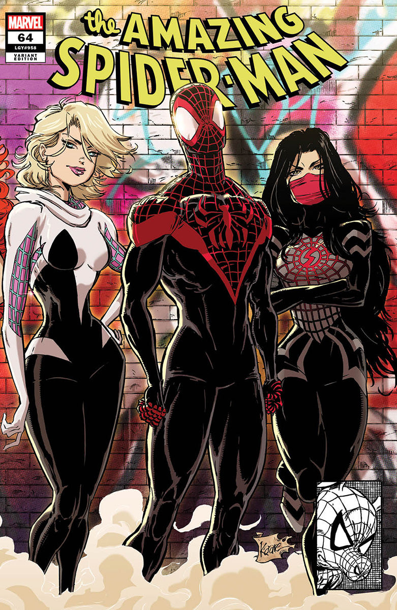 Amazing Spider-Man #64 Unknown Comics Kaare Andrews Connecting Cover Exclusive Var (12/25/2024) - Collectors World Toys Main image