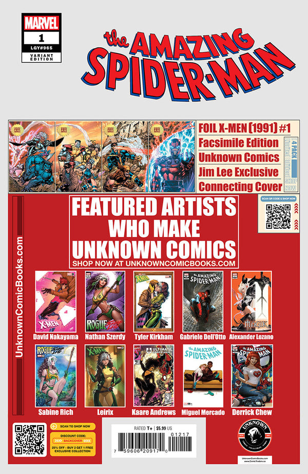 Amazing Spider-Man #1 Unknown Comics Nathan Szerdy Exclusive Var (04/09/2025) - Collectors World Toys