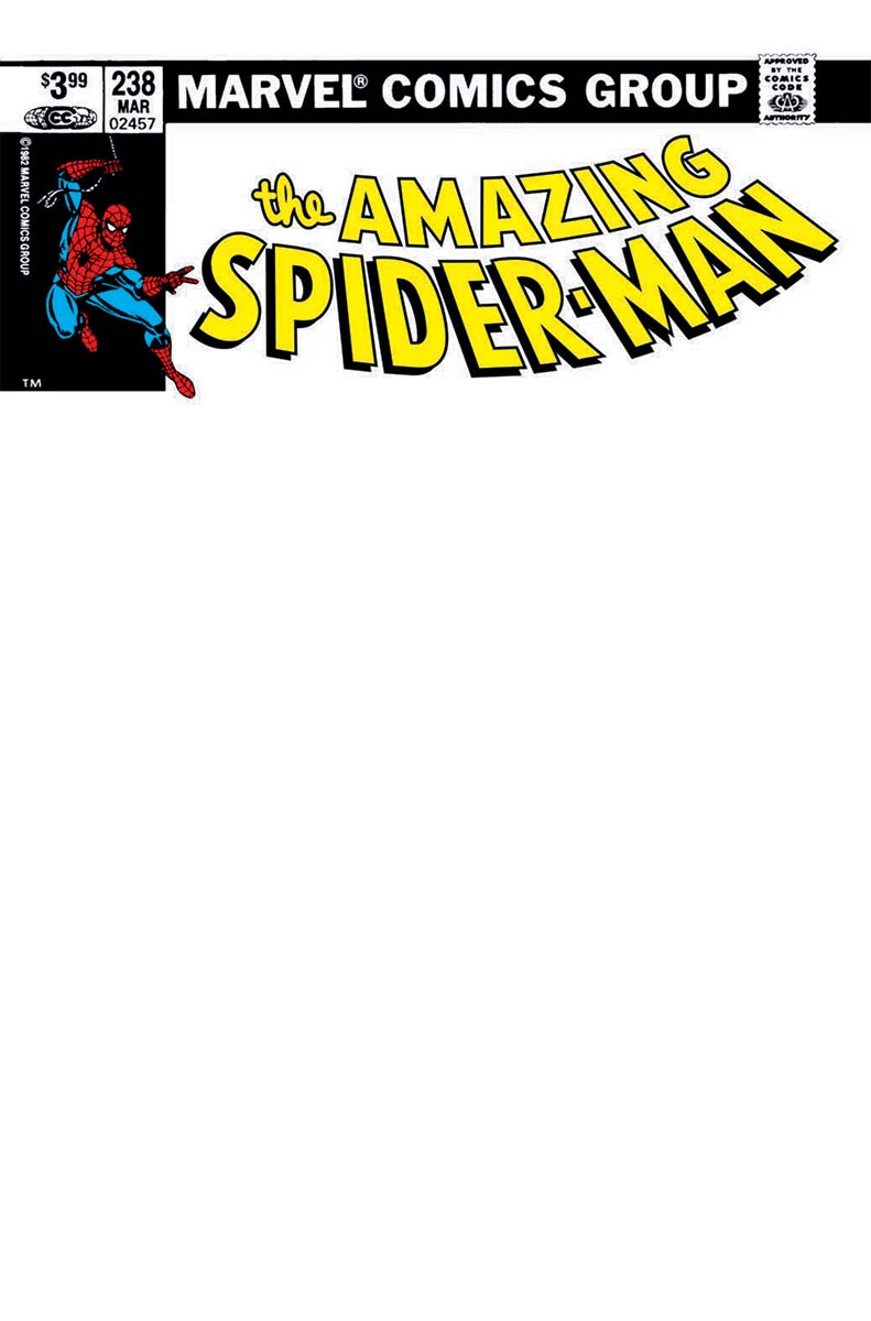 Amazing Spider-Man 238 Unknown Comics Exclusive Blank Var (04/06/2022) Main image